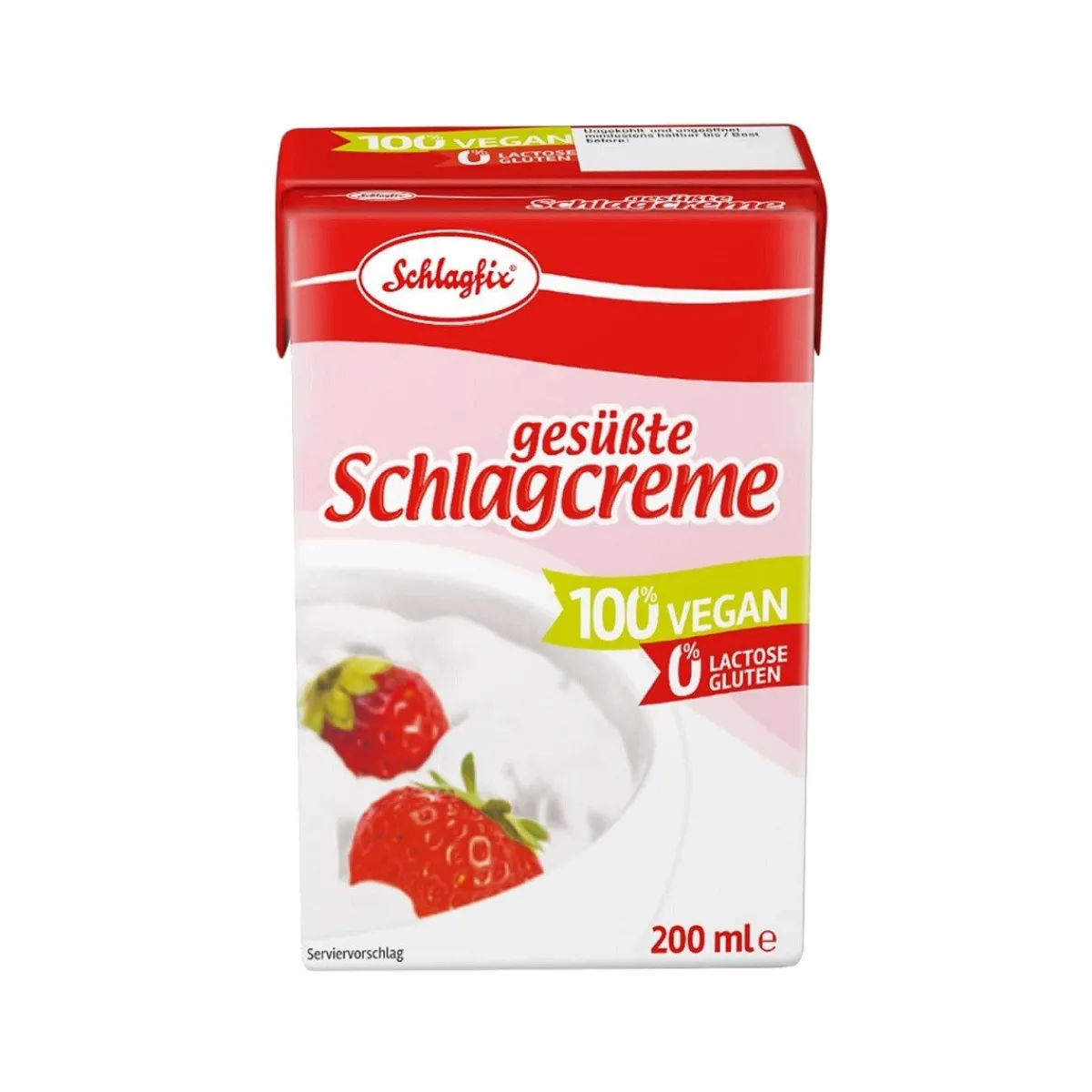Online Schlagfix Plantaardige Slagroom Gezoet 200ml