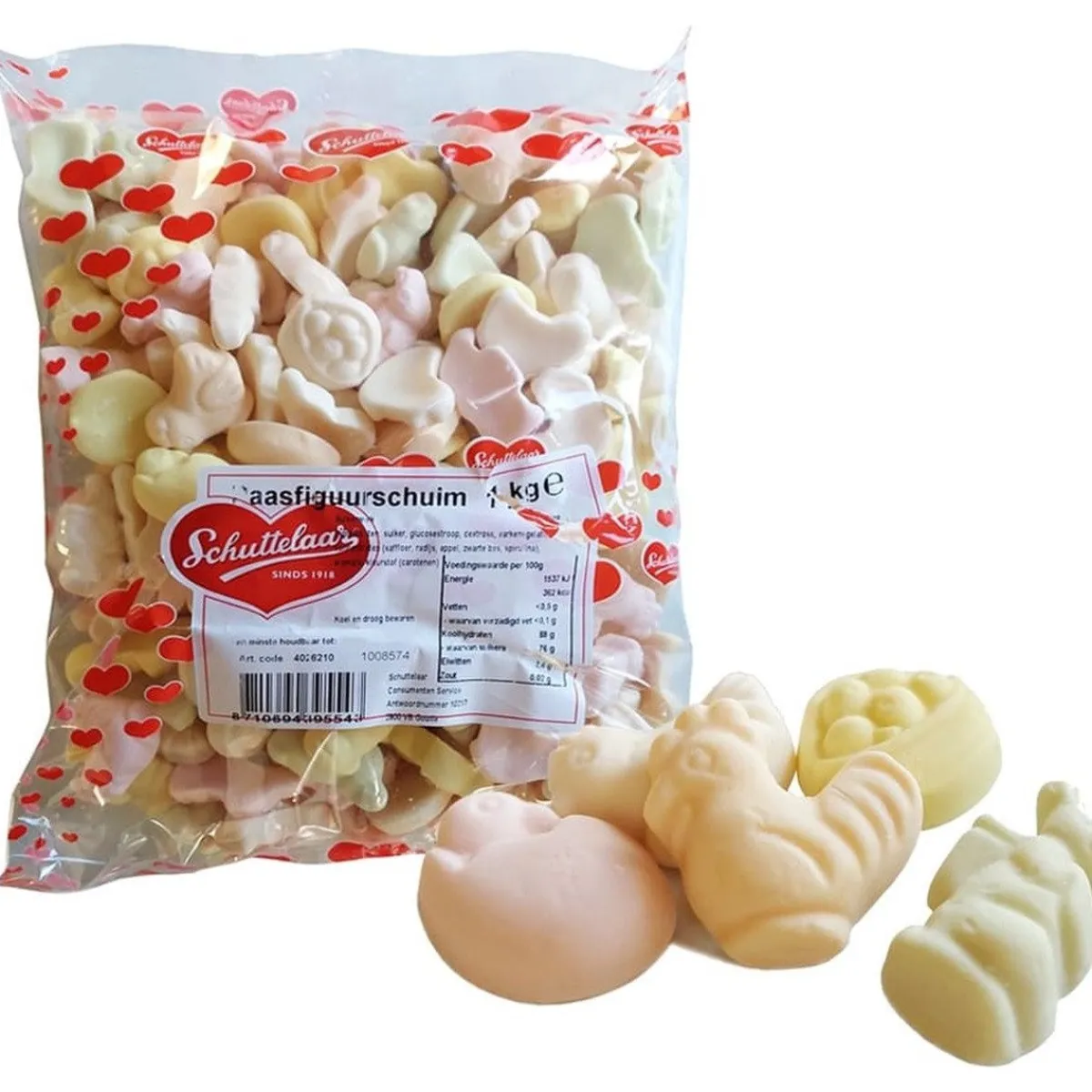 Outlet Overig Schuimpjes Paasfiguren 1kg