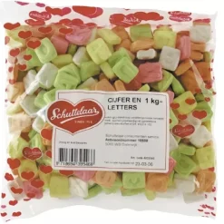 Overig Schuimpjes Sinterklaas Cijfers & Letters 1kg