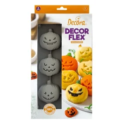 Best Decora Siliconen Bakvorm Halloween Pompoenen 30x17x3(h) cm