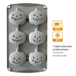 Best Decora Siliconen Bakvorm Halloween Pompoenen 30x17x3(h) cm