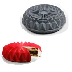 Hot Dinara Kasko Siliconen Vorm Origami Ø18x5,5cm