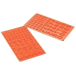 New Silikomart Chocolademal Cijfers (0 t/m 9) 1,5x2 / 2,5x3,5 cm