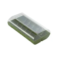 Online Silikomart Doosje voor 12 Macarons Groen