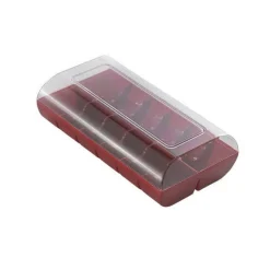 Sale Silikomart Doosje voor 12 Macarons Ruby Rood