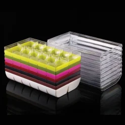 Online Silikomart Doosje voor 12 Macarons Fuchsia