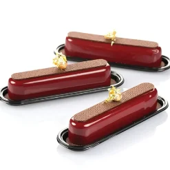 New Silikomart Gebakschoteltje Eclair Zwart 14x3,2cm 100st.