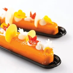 New Silikomart Gebakschoteltje Eclair Zwart 14x3,2cm 100st.