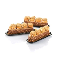 New Silikomart Gebakschoteltje Eclair Zwart 14x3,2cm 100st.