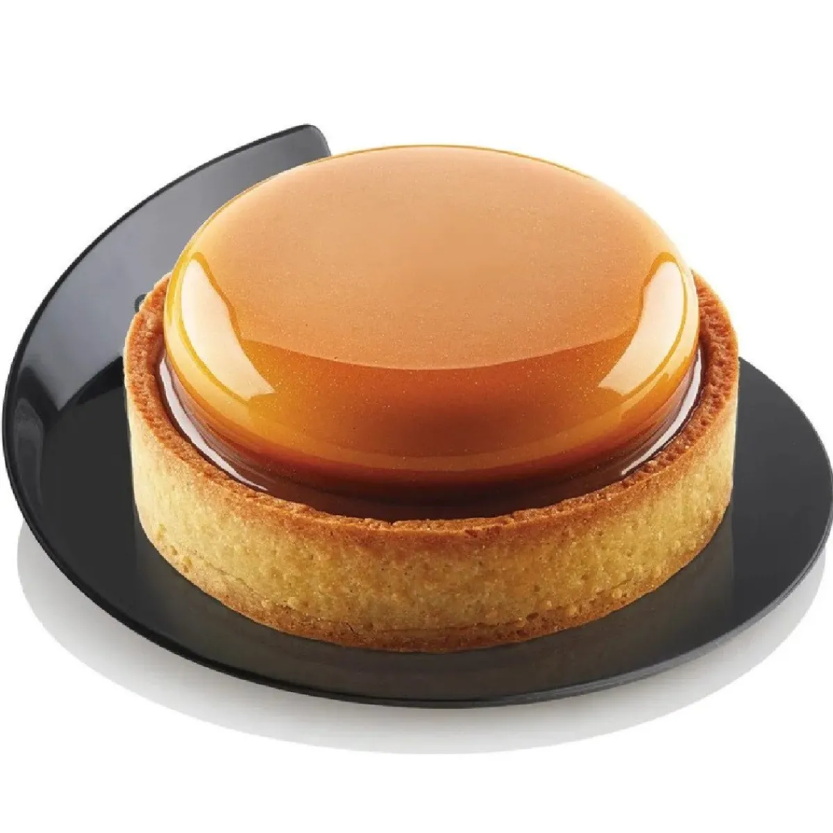 Online Silikomart Gebakschoteltje Rond Zwart Ø8,6cm 100st.