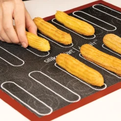 Sale Silikomart Siliconen Bakmat Air Eclair/Soezen 58,3x38,4cm