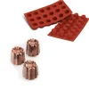 Best Silikomart Siliconen Bakvorm Mini Bordelais (18x) Ø3,5x3,5cm