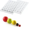Clearance Silikomart Siliconen Bakvorm Bolletjes (35x) Ø2,2x1,9cm