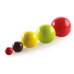 Clearance Silikomart Siliconen Bakvorm Bolletjes (35x) Ø2,2x1,9cm