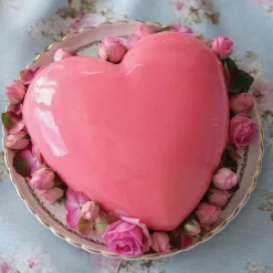 Clearance Silikomart Siliconen Bakvorm Batticuore Hart 20,5x19,8cm