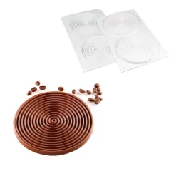 Outlet Silikomart Siliconen Bakvorm Spiraal (2x) Ø14cm