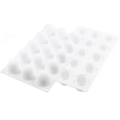 Clearance Silikomart Siliconen Bakvorm Bol (15x) Ø4,2x3,6cm