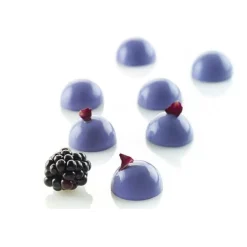 Outlet Silikomart Siliconen Bakvorm Halve Bolletjes (35x) Ø2,6cm