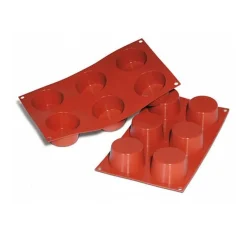 Outlet Silikomart Siliconen Bakvorm Muffin (6x) Ø6,8x3,8cm