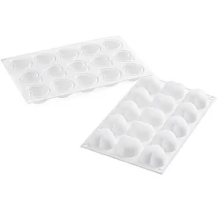 Online Silikomart Siliconen Bakvorm Hart (15x) 4,5cm + cutter