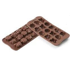 Best Silikomart Siliconen Bonbonvorm Lente (15x) 3,6x2,6x1,5cm