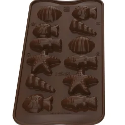 Online Silikomart Siliconen Bonbonvorm Zeevruchten (12x) Ø3,5x1,6cm