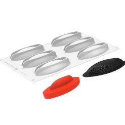 Hot Silikomart Siliconen Kit 3D Cabossa (6) 12x4cm