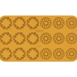 Silikomart Siliconen Mat Corona (18x) Ø6,8x0,2cm