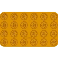 New Silikomart Siliconen Mat Citroen/Sinaasappel (24x) Ø6x0,2cm