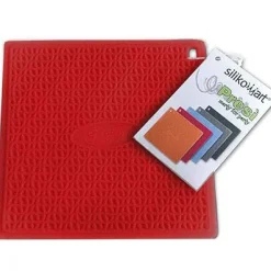 Outlet Silikomart Siliconen Pannenlap Rood 17,5x17,5cm
