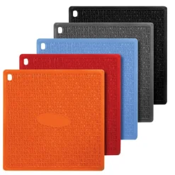 Outlet Silikomart Siliconen Pannenlap Rood 17,5x17,5cm