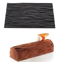 Clearance Silikomart Siliconen Reliëfmat Hout 250x185mm