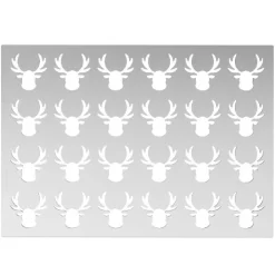 Online Silikomart Siliconen Sjabloon Rudolph (24) 4x4x0,2cm