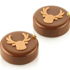 Online Silikomart Siliconen Sjabloon Rudolph (24) 4x4x0,2cm