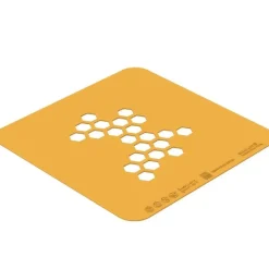 Discount Silikomart Siliconen Stencil Honing 10x7,7x0,1cm Set/2