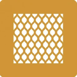 Silikomart Siliconen Stencil Alambra 10x10x0,1cm Set/2