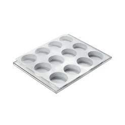 New Silikomart Siliconen Vorm Rond (6) Ø7,6x2,5cm Set/2