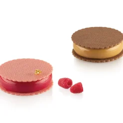 Silikomart Siliconen Vorm Rond (6) Ø8x2,1cm + cutter