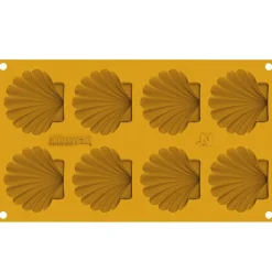 Online Silikomart Siliconen Vorm Schelp (8x) 7,2x6,5x0,9cm