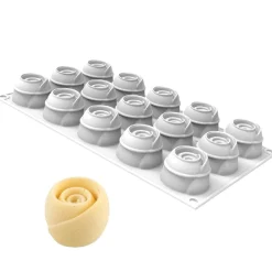 Hot Silikomart Siliconen Vorm Givré (15) Ø4x3cm