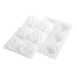 Discount Silikomart Siliconen Vorm Fleur (6) Ø67-99x35mm