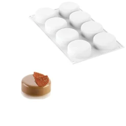 Discount Silikomart Siliconen Vorm Essenziale (8) Ø65x25mm