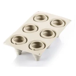 Discount Silikomart Siliconen Vorm Soffice Incanto (6x) Ø60x70mm