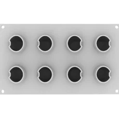 Outlet Silikomart Siliconen Vorm Taki (8) Ø5x7cm**