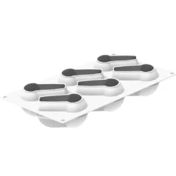 Sale Silikomart Siliconen Vorm Babà (6) 9x6,2cm + Uitsteker