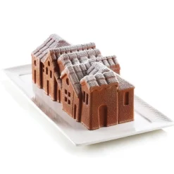 Sale Silikomart Siliconen Vorm Winter Dorp 24x10x(h)8,2cm