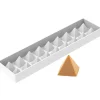 Hot Silikomart Siliconen Vorm Pyramide (18) 3,2x3,2cm