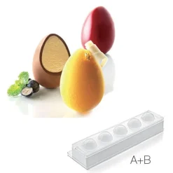 Outlet Silikomart Siliconen Vorm Ei Mul3D Ø50x73mm (5)