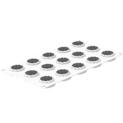 Hot Silikomart Siliconen Vorm Crostata XS (15) Ø4,4x1,7cm