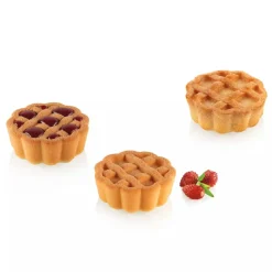 Hot Silikomart Siliconen Vorm Crostata XS (15) Ø4,4x1,7cm